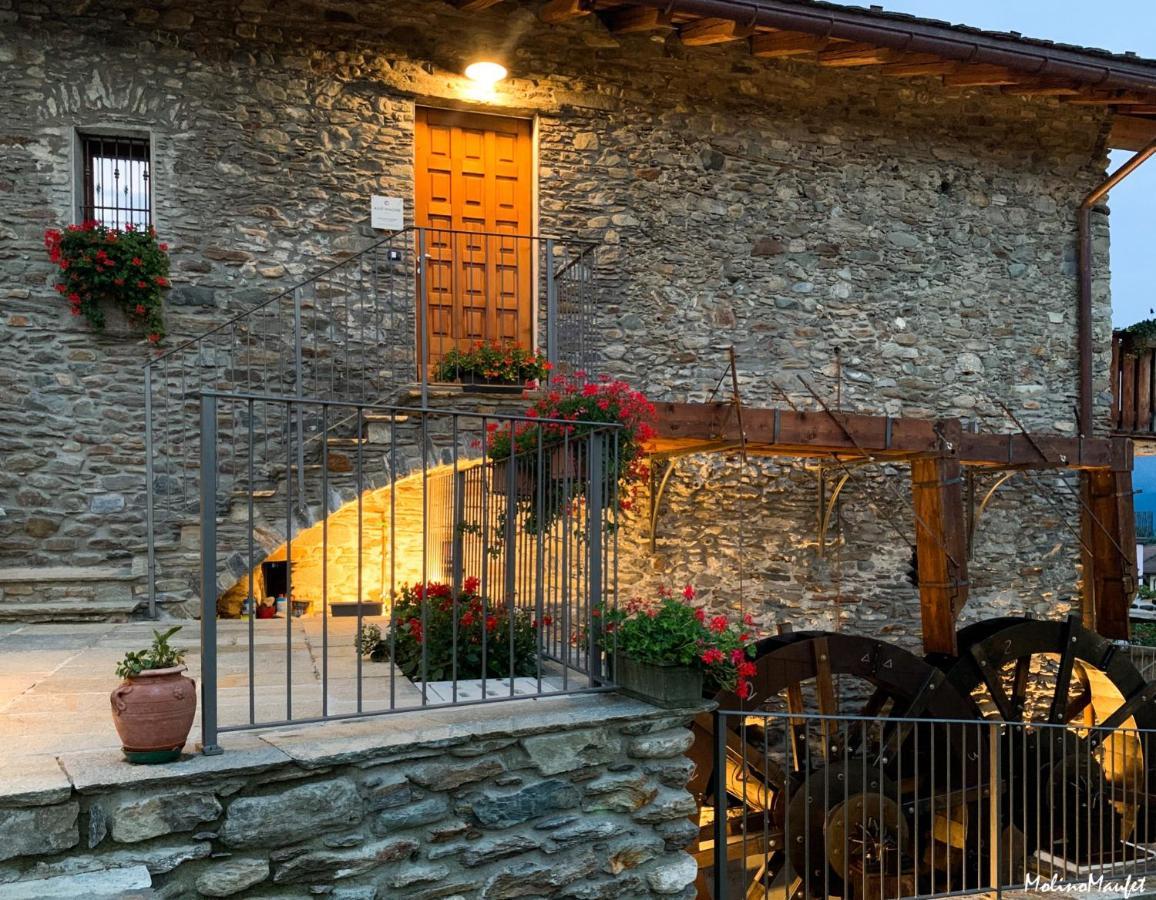 La Roggia - Lake Como Heritage Home In Molino Maufet Watermill - Patio On The Garden Colico Bagian luar foto