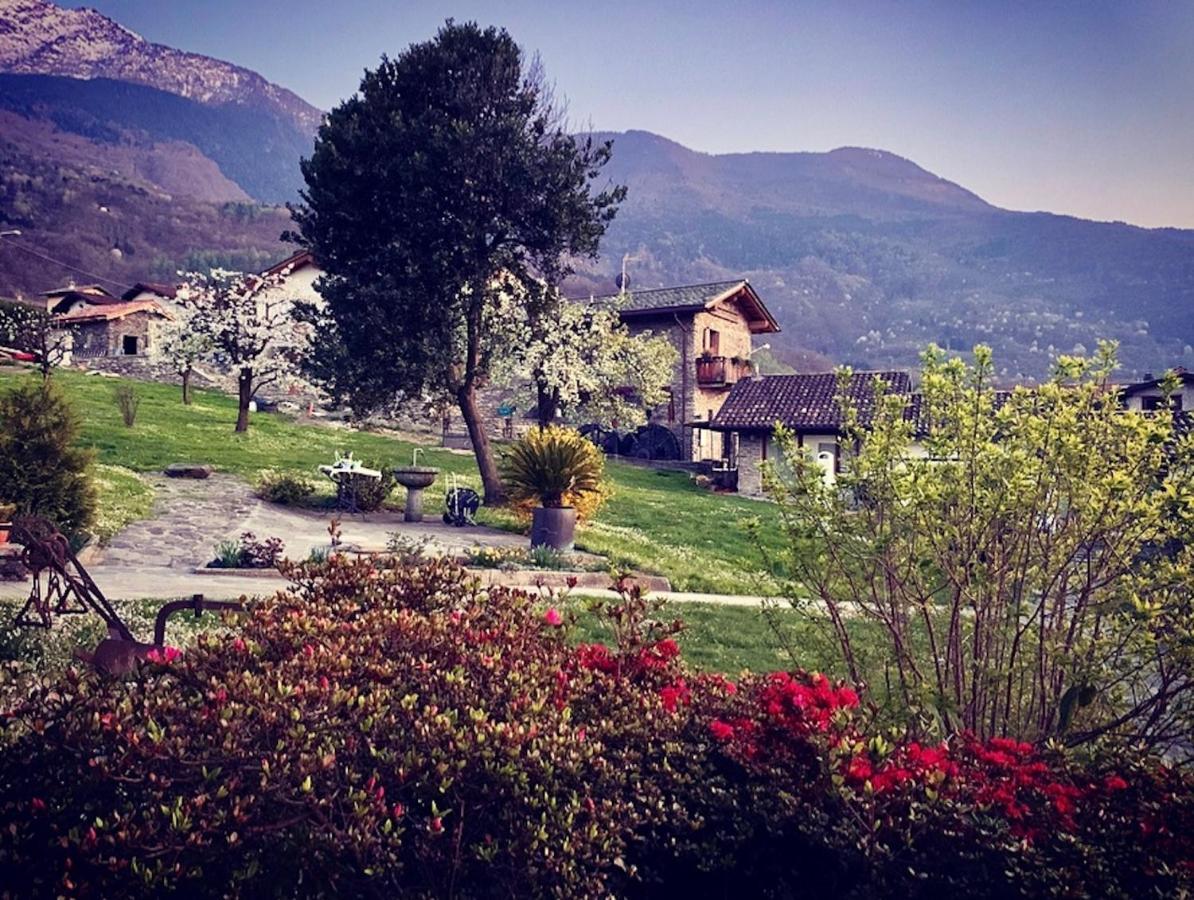 La Roggia - Lake Como Heritage Home In Molino Maufet Watermill - Patio On The Garden Colico Bagian luar foto