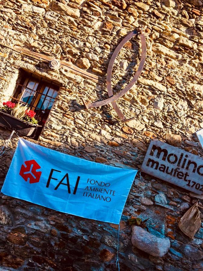 La Roggia - Lake Como Heritage Home In Molino Maufet Watermill - Patio On The Garden Colico Bagian luar foto