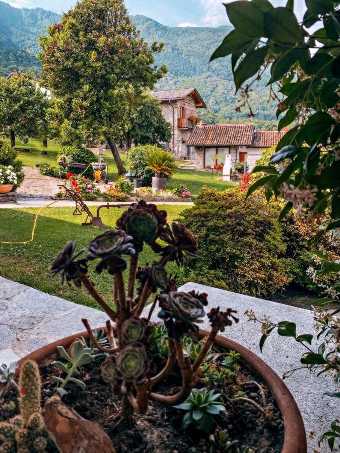 La Roggia - Lake Como Heritage Home In Molino Maufet Watermill - Patio On The Garden Colico Bagian luar foto