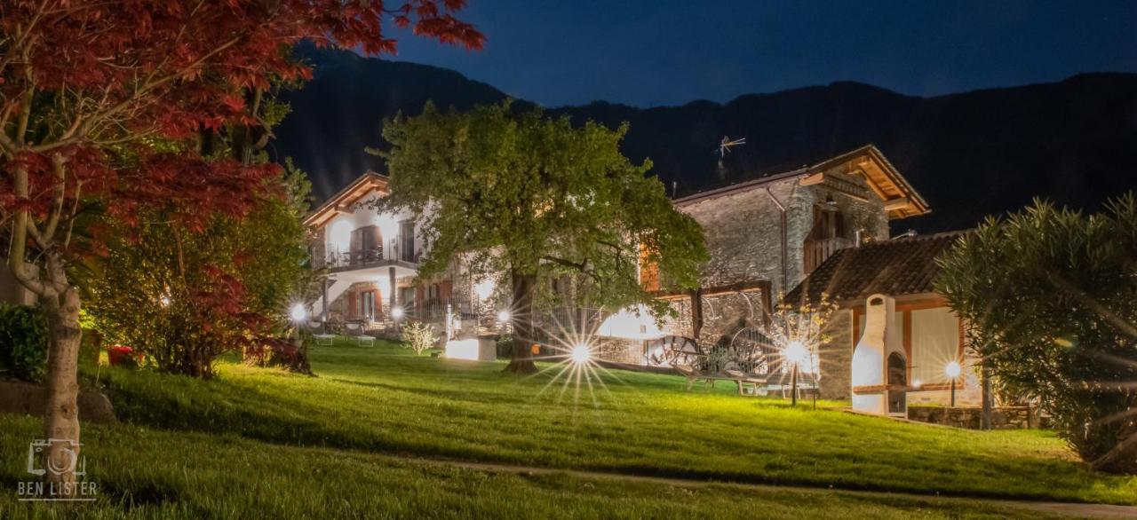 La Roggia - Lake Como Heritage Home In Molino Maufet Watermill - Patio On The Garden Colico Bagian luar foto