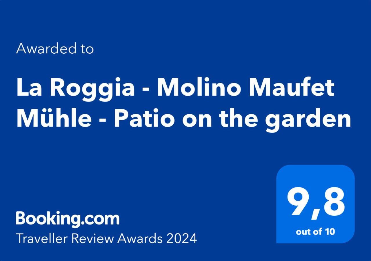 La Roggia - Lake Como Heritage Home In Molino Maufet Watermill - Patio On The Garden Colico Bagian luar foto